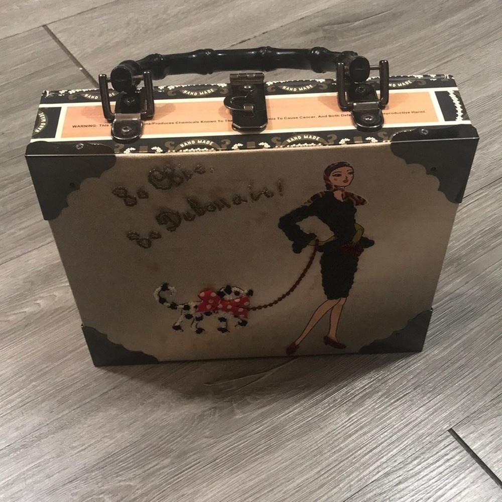 Vintage‎ Cigar Box “So Chic” Embroidered & Beaded Handbag